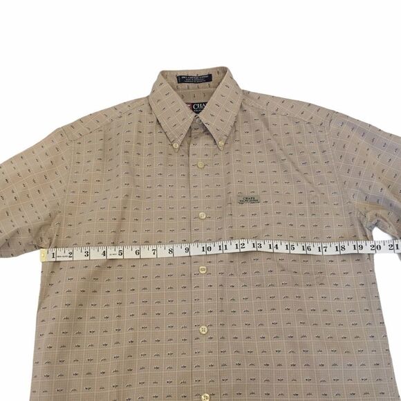MENS RALPH LAUREN Chaps Tan Printed Casual Shirt S - Picture 7 of 7